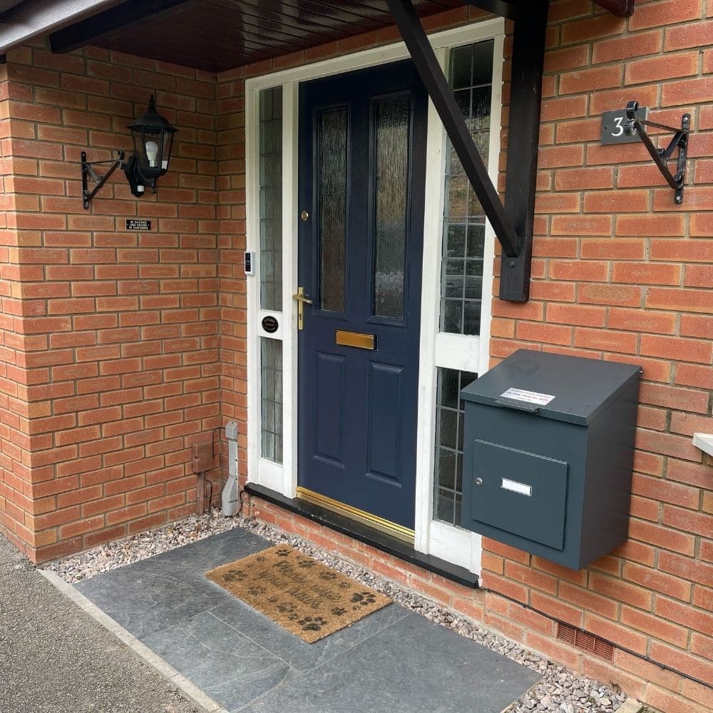 Anthtracite Grey Parcel Drop Box Delta M