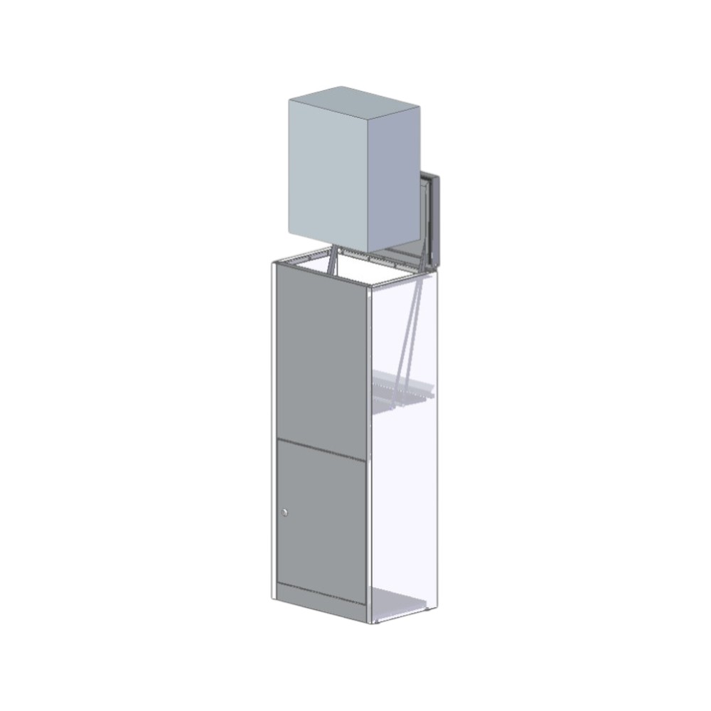 ParcelPod 3 Front Access   Parcel Drop   Dimension Drawing 3