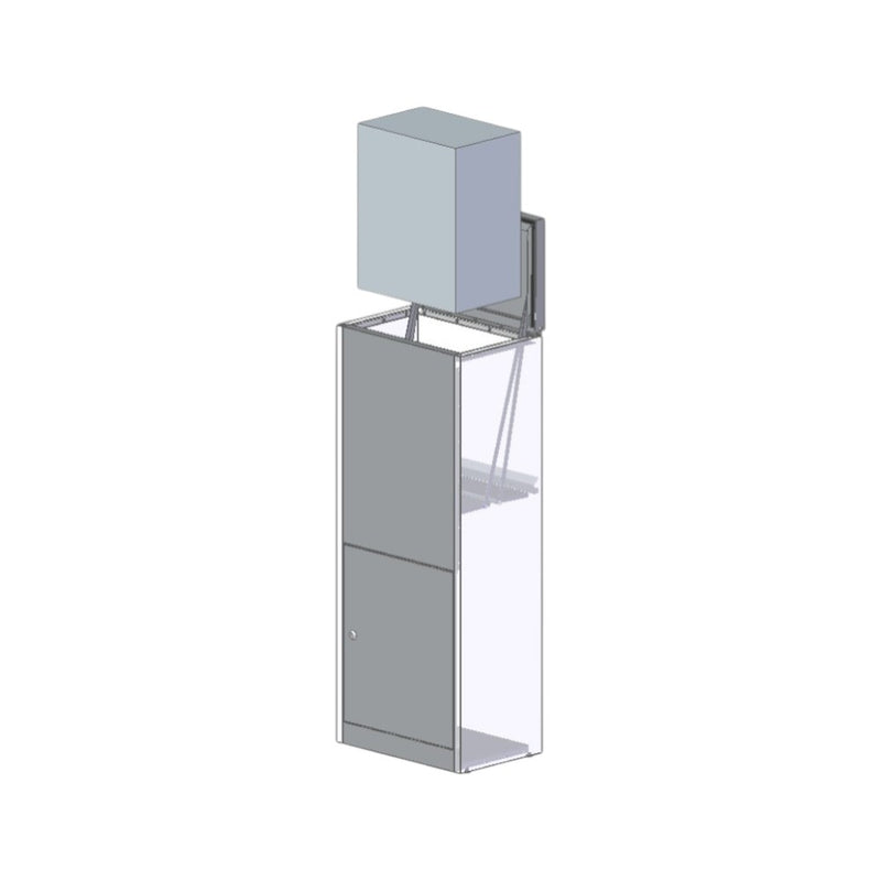 ParcelPod 3 Front Access   Parcel Drop   Dimension Drawing 3
