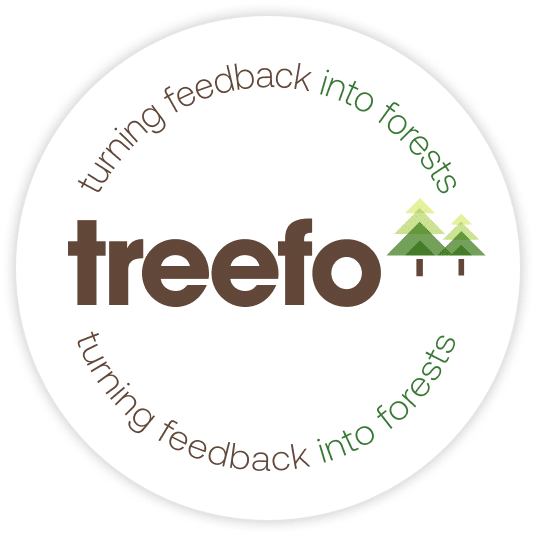 Treefo Badge White