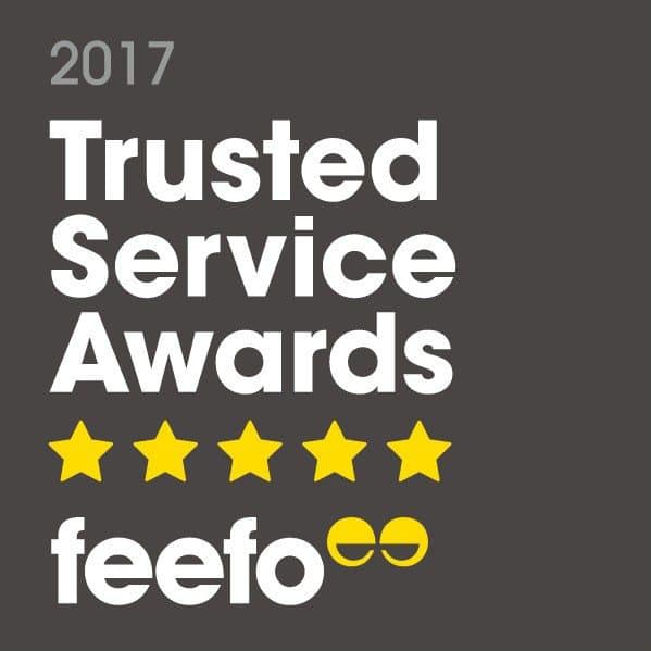 Letterbox4you Awarded Feefo Gold Trusted Service Award 2017
