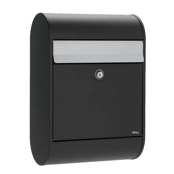 Wall Mounted Post Box External Lockable Galvanised Steel - Allux 5000
