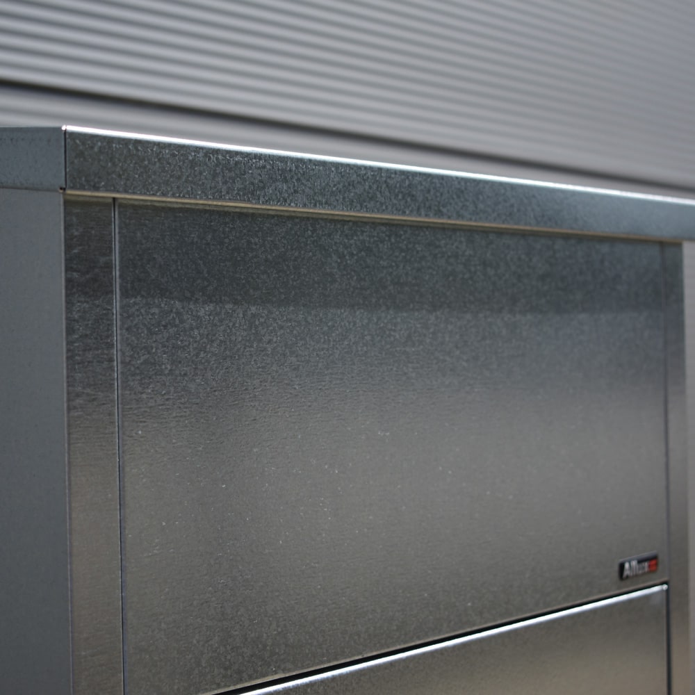 Allux 600 Gavanised Steel Parcel Drop Box Outdoor5
