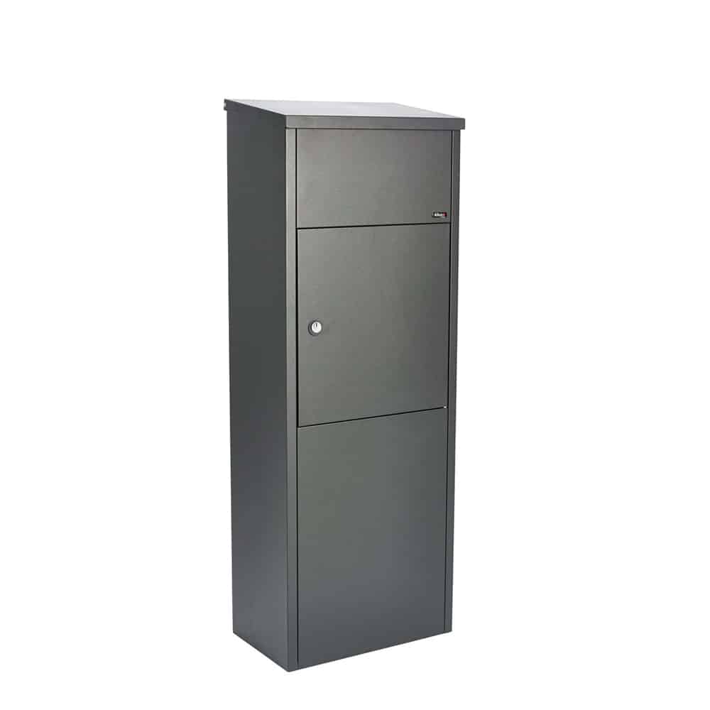 Free Standing Outside Parcel Delivery Box For Home - Allux 600 Front Access