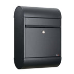 Allux 6000 Black Wall Mounted Post Box