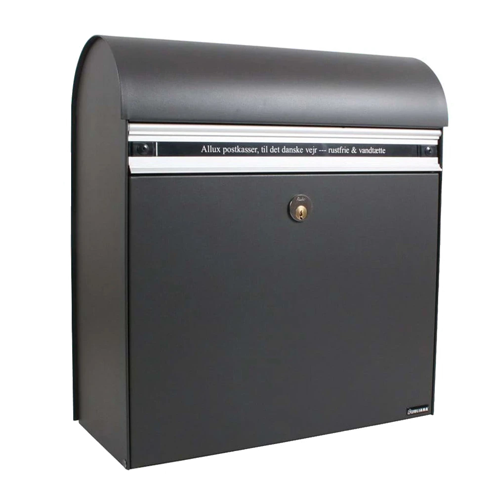Large Waterproof Post Box Large Post Box Wall Mounted Weatherproof Galvanised Steel - Allux KS20 ...