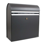 Large Post Box Wall Mounted Weatherproof Galvanised Steel - Allux KS200