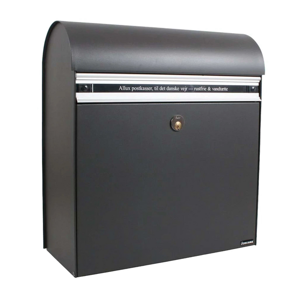 Large Post Box Wall Mounted Weatherproof Galvanised Steel - Allux KS200