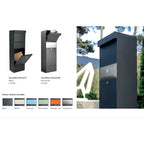 Allux Grundform Grey Parcel Drop Box 3