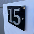 House Number Plaque - Aluminum House Number Sign