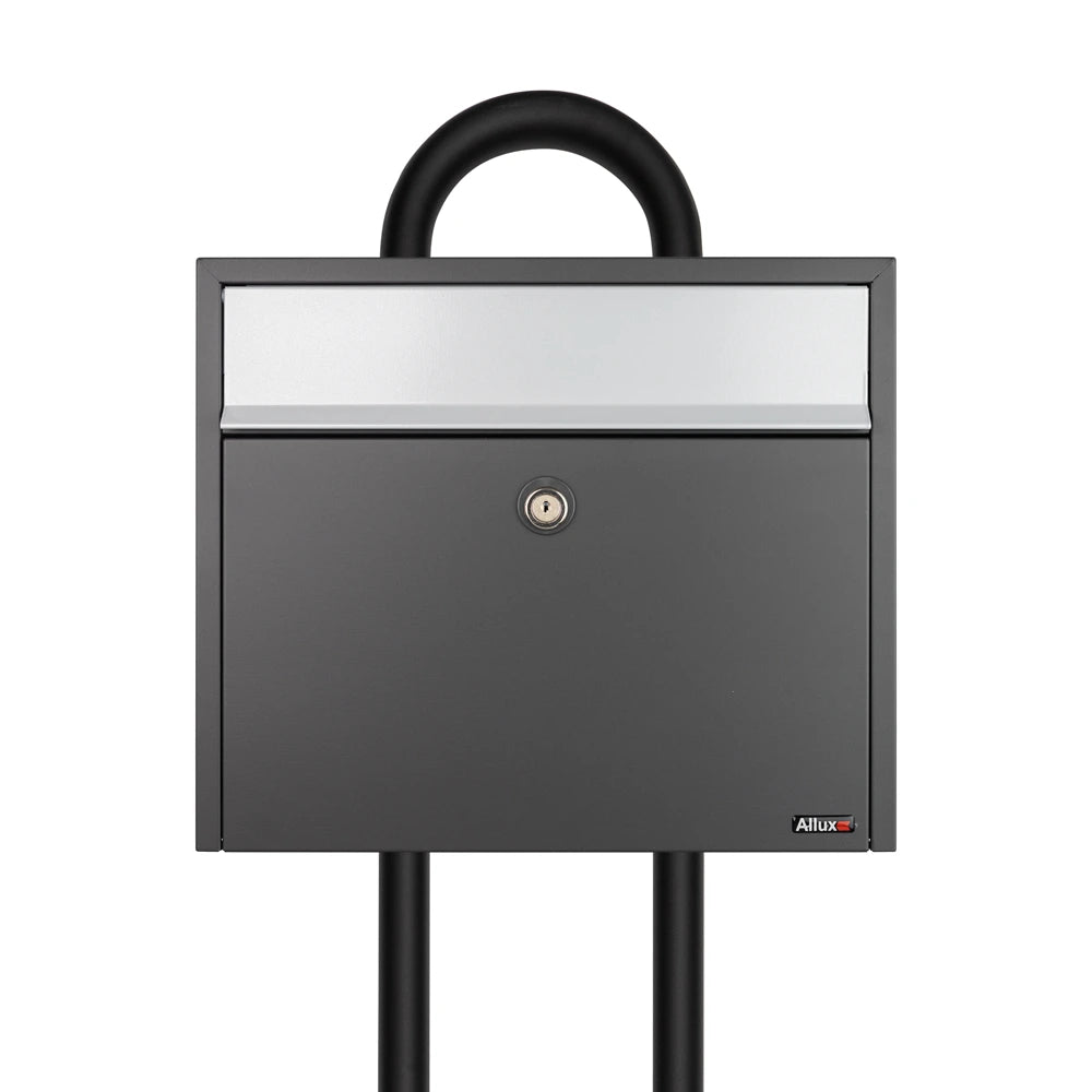Anthracite Grey Free Standing Mailbox LT150