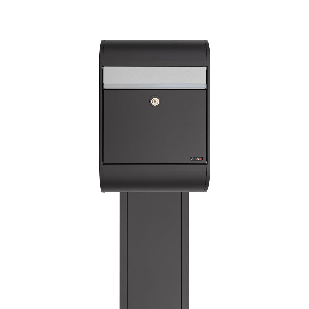 Anthracite Grey Free Standing Post Box Allux 5000