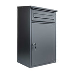 Anthracite Grey Parcel Box For House Woodpecker