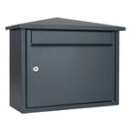 Anthracite Grey Wall Mounted External Post Box Kestrel