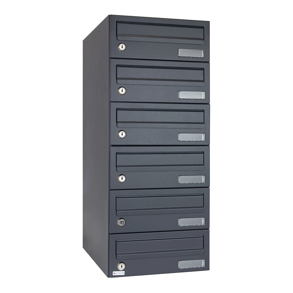 Apartment Mailboxes C2 Compact Bank Of 6