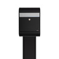 Black Free Standing Post Box Allux 5000