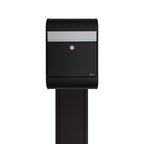 Black Free Standing Post Box Allux 5000