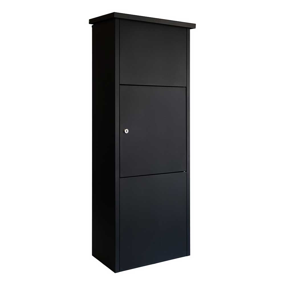 Black Outdoor Parcel Box For Home Goldcrest 3.jpg