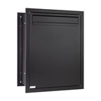 Black Through Wall Telescopic Post Box Toldi