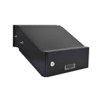 Black Through Wall Post Box SM Back
