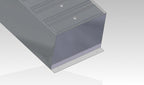 Supporting brackets for wall mounted post boxes