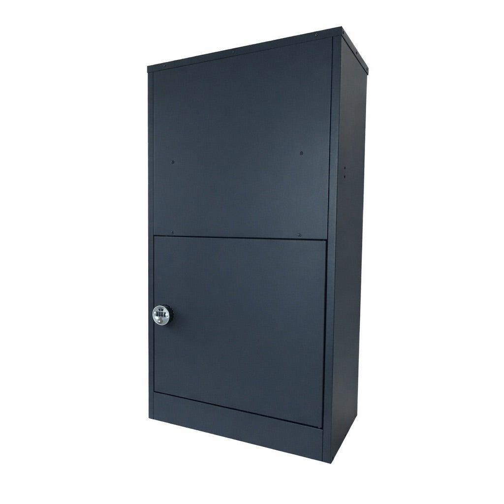 Rear Access Parcel Drop Box – Extra Large Secure Outdoor Free Standing Parcel Box - Buzzard