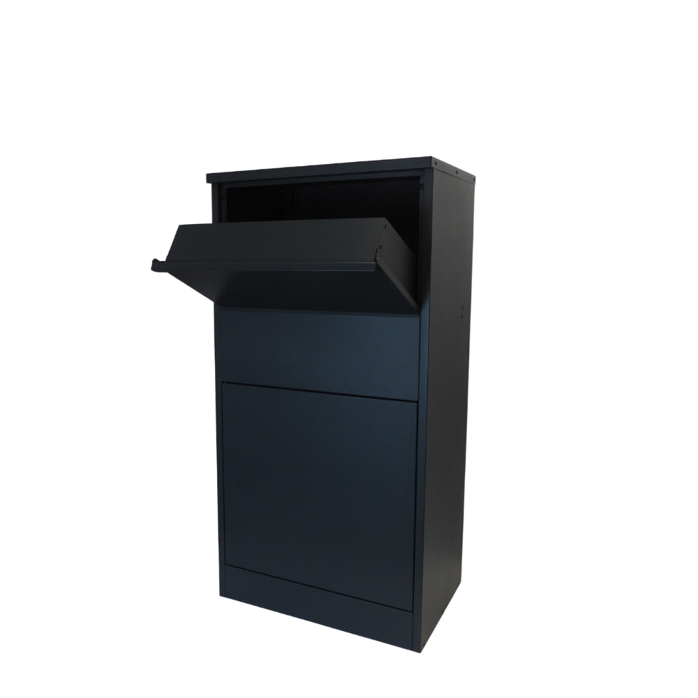 Rear Access Parcel Drop Box – Extra Large Secure Outdoor Free Standing Parcel Box - Buzzard