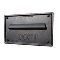 Cast Aluminium Letter Plate For Gates Nero