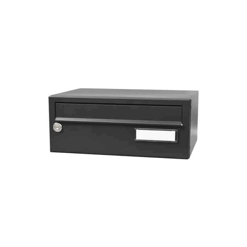 Wall Mounted Post Box for Flats Locking Letterbox Galvanised Steel - LBD-015 City Hall