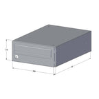 Communal Post Box For Flats C5 Compact Urban Easy Drawing