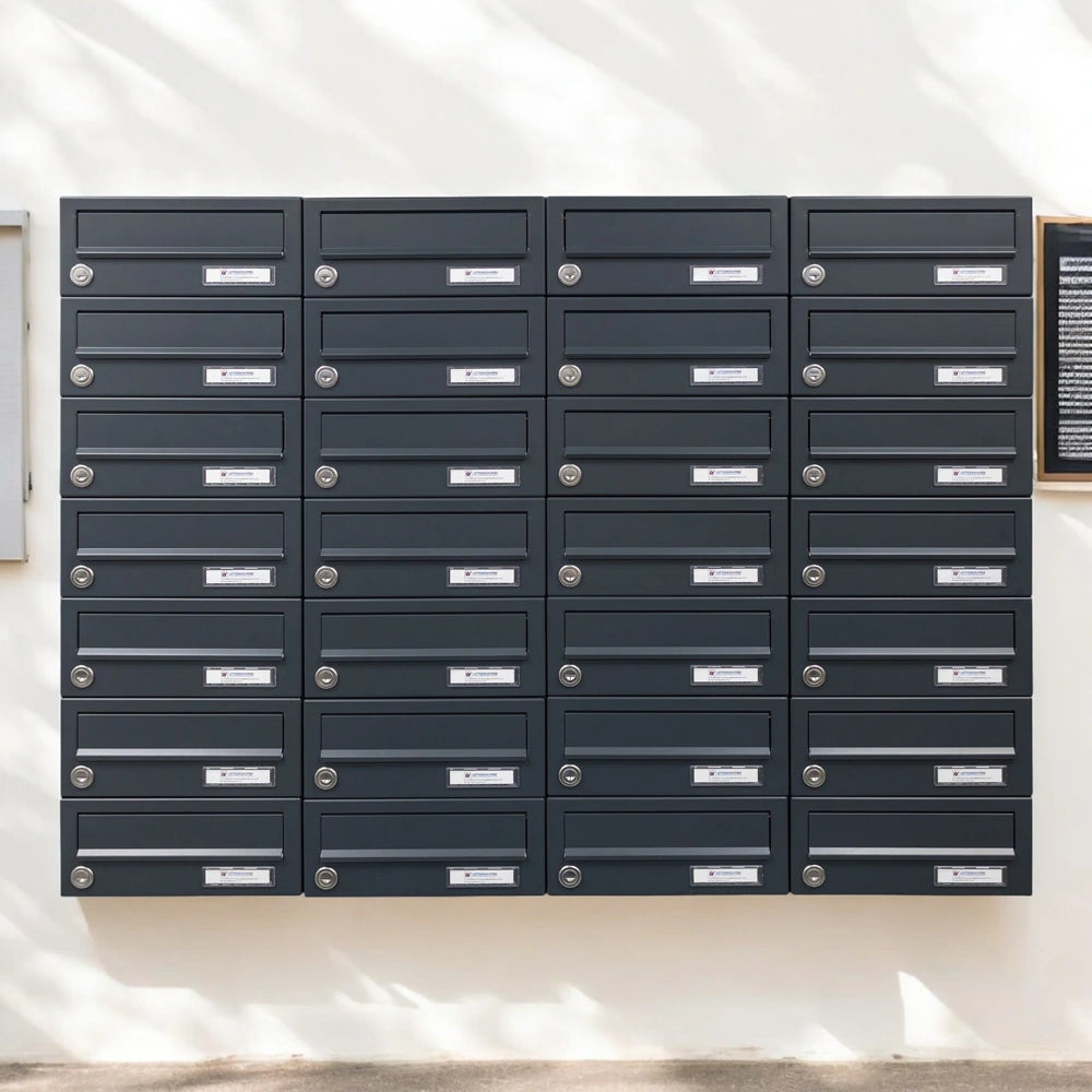 Communal Post Boxes For Flats LBD 016 Wall Mounted