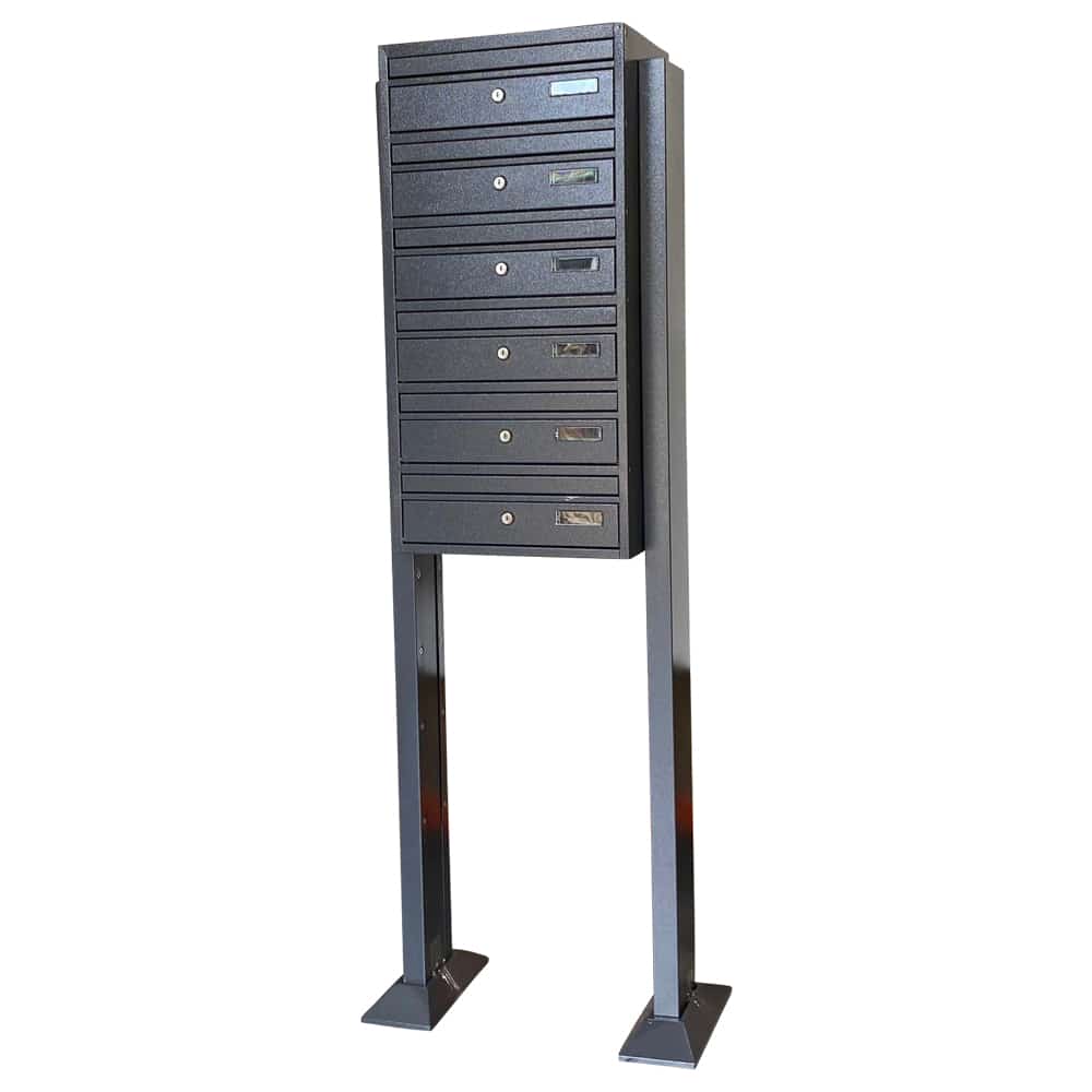 Post Boxes for Flats Free Standing Internal Locking - Urban Easy E1