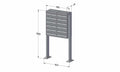 Post Boxes for Flats Free Standing Internal Locking - Urban Easy E1