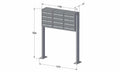 Post Boxes for Flats Free Standing Internal Locking - Urban Easy E1