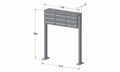 Post Boxes for Flats Free Standing Internal Locking - Urban Easy E1
