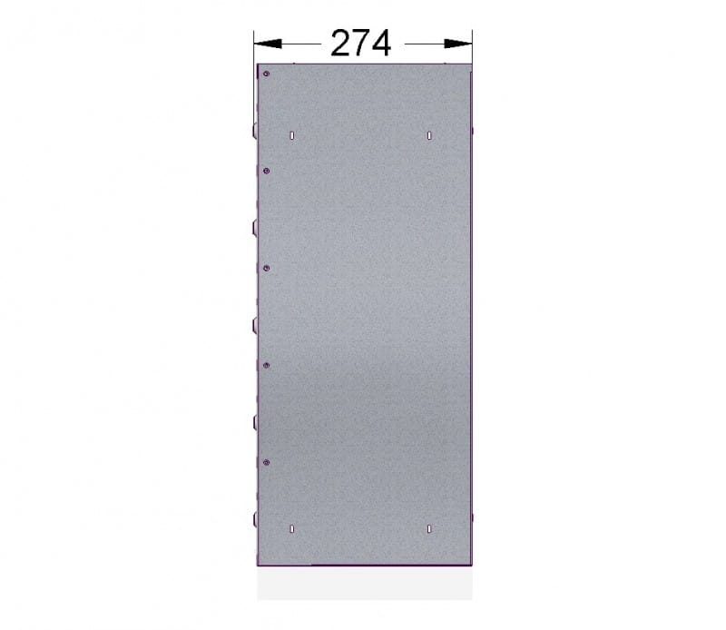 Urban Easy E1 Post Box For Student Accommodation with Combination Lock