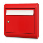 External Lockable Large Post Box   Sole   Red