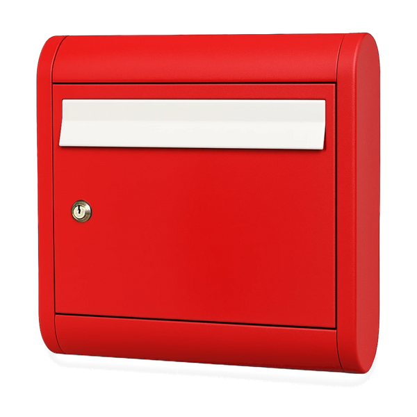 Wall Mounted Letterbox Locking Weatherproof A4 Cast Aluminium - Sole