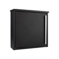 External Wall Mounted Letterbox   Jackdaw   Black