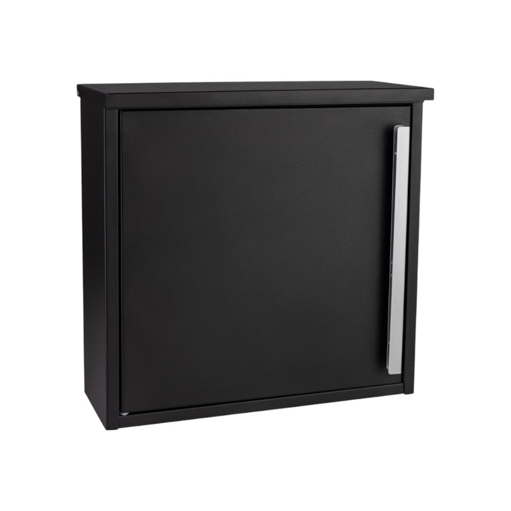 External Wall Mounted Letterbox   Jackdaw   Black   2