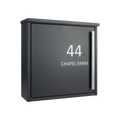 Modern Wall Mounted External Letterbox - Jackdaw
