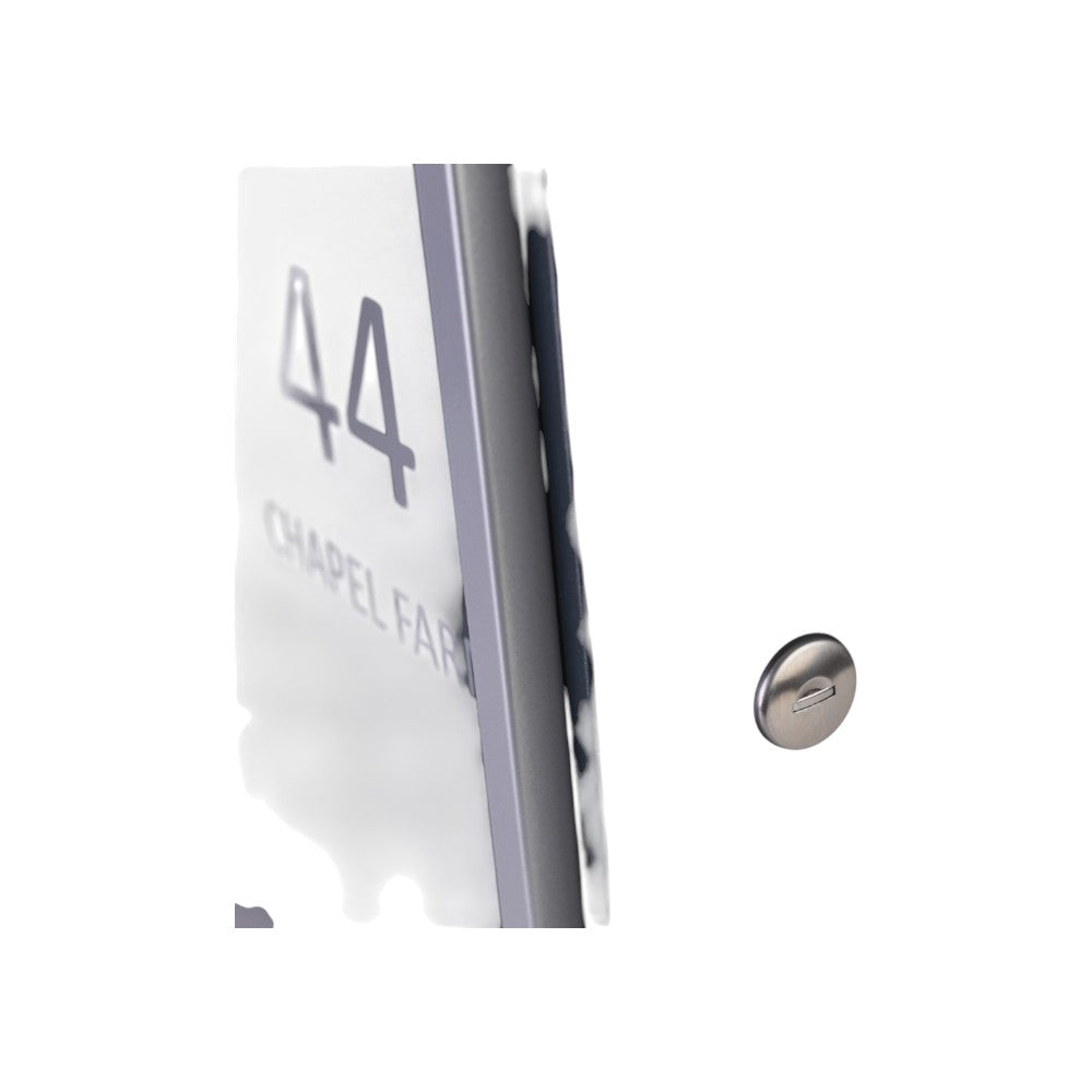 External Wall Mounted Letterbox   Jackdaw   Side Lock Close Up