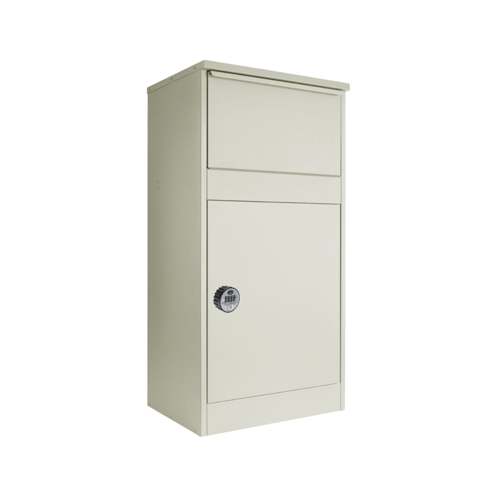Extra Large Parcel Box For Homes Buzzard_Pebble Grey With Combination Lock
