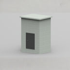 Through Pillar Parcel Delivery System with Letterbox Epsilon-Pillar