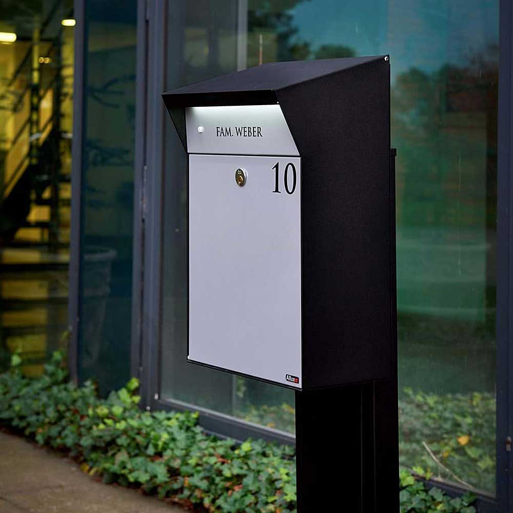 Free Standing Designer Large Letterbox Bjorn Villa
