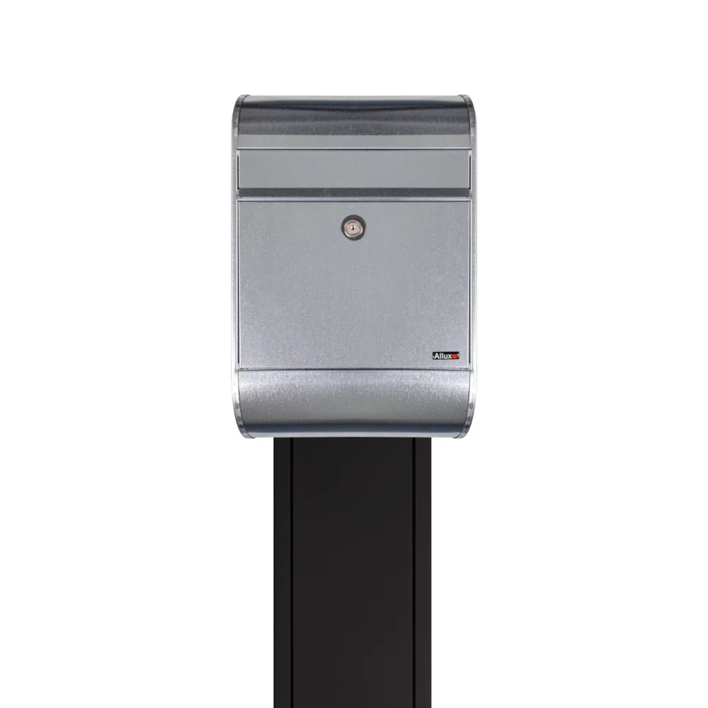 Free Standing External Post Box Allux 5000 External 1001 Black 