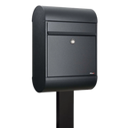 Secured Outdoor Free Standing Post Box - Allux 6000