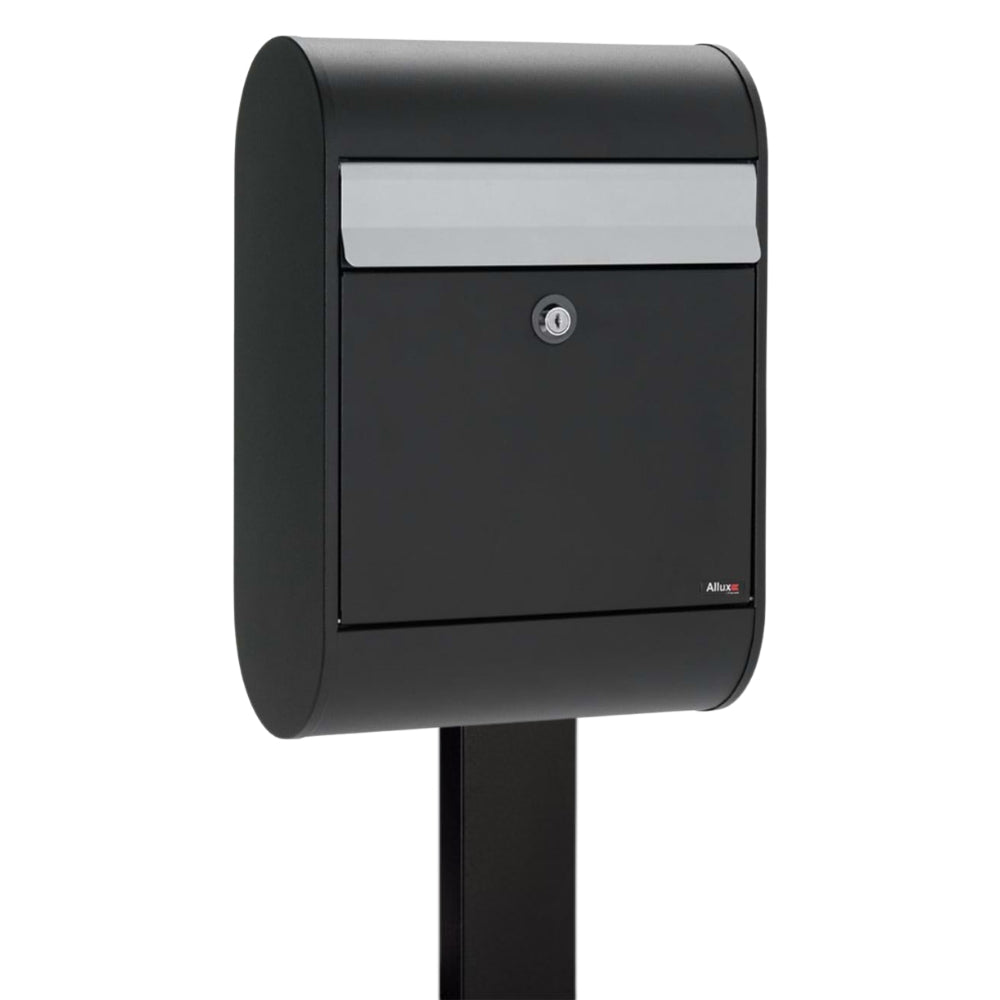 Free Standing Outdoor Letterbox   Allux 5000 FR 2 Black