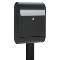 Secured Free Standing Outdoor Post Box - Allux 5000 with FR-2 Stand