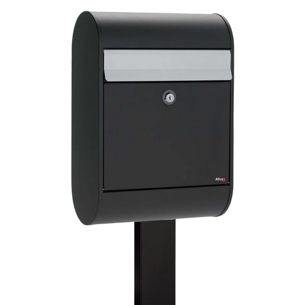 Secured Free Standing Outdoor Post Box - Allux 5000 with FR-2 Stand
